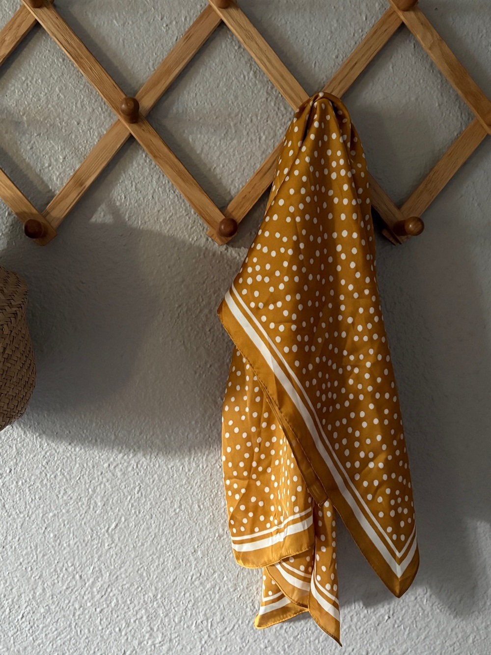Cleobella - Polka Dot Yellow Scarf